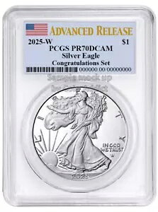 vZ[ 2025 W Vo[ C[O $1 ߂łƂ܂ PCGS PR70DCAM AhoXg [X