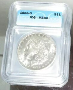 1888 O ���[�K�� �V���o�[ �h�� ICG MS63+ �u���X�g �z���C�g �O���[�g �A�C �A�s�[�� �f���炵���R�C��