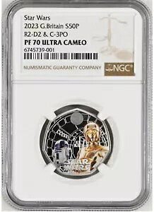 NGC PF70 2023 pX^[EH[Y R2-D2 & C-3PO p 50 yX Vo[ v[t RC