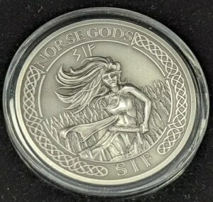 2015 Norse God SIF 2�I���X �V���o�[ �A���e�B�[�N UHR �R�C��BOX/COA -Mintage 1000-