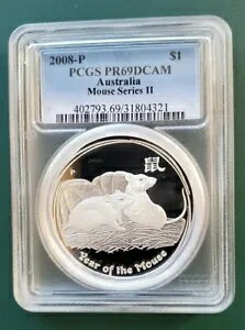 2008 I[XgA C[ Iu U }EX 1 IX Vo[ v[t RC PCGS PR 69 fB[v JI !