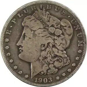 1903 S �����K�� �_���[ F �t�@�C�� 90% �V���o�[ $1 �R�C�� SKU:I4948