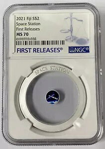 NGC MS70 �t�B�W�[ 2021 2�h���R�C�� �F���X�e�[�V���� �V���o�[�R�C�� 40mm
