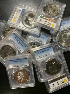 �G�X�e�[�g �R�C�� ���b�g 5x US �A�C�[���n���[ �A�C�N �h�� ? PCGS �F��? S P D �v���[�t UNC