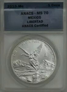 :2010-Mo 1 LVR x^[h ECOh rNg[ KM#639 p[tFNg ANACS MS70 gbv |bv