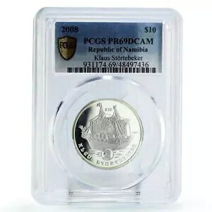 �i�~�r�A 10 $ �D���N���E�X �X�g���e�x�b�J�[ �V�b�v �N���b�p�[ PR69 PCGS ��� 2008