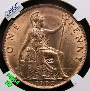 1 yj[ 1902 NBGh[h 7 BB S.3990B BU NGC MS64 RB