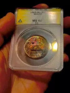 1965 ���L�V�R 20 �Z���^�{�X MS60 Rb Anacs �g�[�� �g�i�[�������O���R�C��