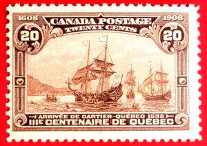 カナダ切手 103 ケベック州 300 周年記念発行 MNH VF CV$1200