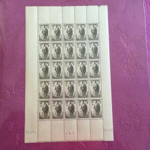 1939N Monument aux jeunes x 25 tX؎V[g No. 420 N**/MNH SHEET