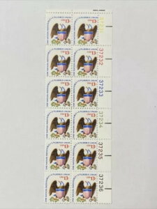 1596D 13�Z���g �C�[�O�����V�[���h ���C�� �p�[�t�H���[�V�����v���[�g �u���b�N 12������ MNH