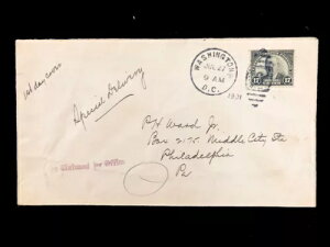 DCVg 1931N727 FDC #697 [hCVs $400