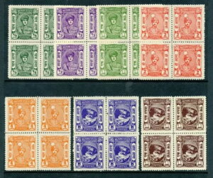 �C���h - Bundi 1947 7 �Z�b�g�A4 ���̃u���b�N�Ŋ��S�ȑf���炵�� MNH�BSG 86-92�B