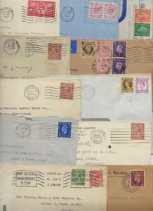 �C�M���X GB 1918 1950�N�� 11���Z�b�g ���ׂ�PERFINS�X�^���v�t�� ����