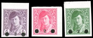 ���[�S�X���r�A #1L43-1L45 MNH 1920 �V�����s�ɑ΂���2���Ԃ̒ǉ�����