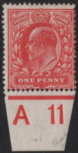 GB-Sg 281 Spec M7 var UNLISTED 1d Deep Carmine�B�w���h���F���UM�T���v��