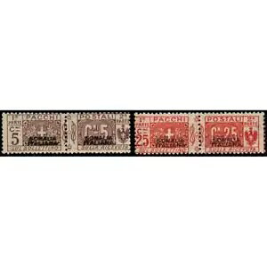 �\�}���A 1917-19 �p�b�N �|�X�g 5 - 25 C.�_�u�� �\�v���X�^���p 1a 4a G. O. Mlh �ؖ���