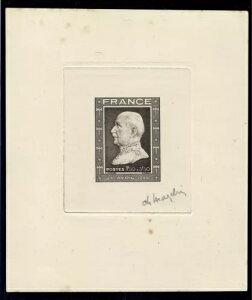 �t�����X YVERT 606 SCOTT B175 �uPETAIN 1F50+3F50 �v���[�t�T�C������v VF ���A X237