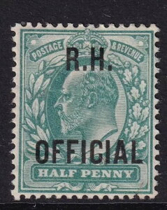 GB QV 1902 1/2d �O���[�� ���C���� �n�E�X �I�t�B�V���� SGO91 �}�E���g�t���~���g