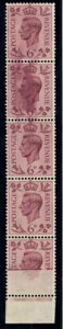 GB 1939 KGVI SG470 6d ���F�̑сA�����̐؎��40%������ �G���[ (1317)