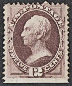 US Sc# 151 *MINT RG LH* { 12c HENRY CLAY } u1870N̊󏭎 CV$ 1,000.00v