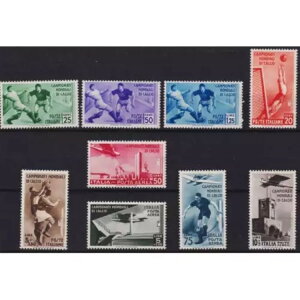 �C�^���A���� 1934 FIFA ���[���h�J�b�v 9 V. G.I MNH** �ؖ���