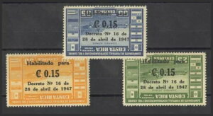 RX^JBqʐ^B* MH Yvert 143/45B1947NBSV[YB]I[o[vg