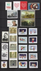 米国2015年ニューハンプシャー州記念年セット MYSTIC 58枚切手(ピーナッツ付き)-FreeShip USA