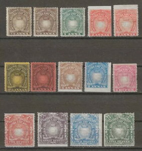 PjAAEK_A^Kj[J 1890/95 SG 4/19 + 4b + 6 VF[h ~g