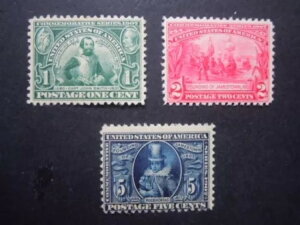 328-330 �W�F�[���Y�^�E���E�G�L�X�|���s MLH/MNH CV $250 �u�V�����}�E���g���܂ށv#3