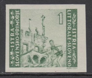 C^A - LITORALE SLOVENO S. 53a 1000h  CHIAVARELLO E MNH**