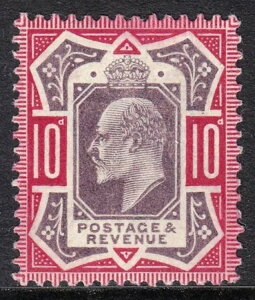 GB KING EDVII SG254 M42(!) 10d X[gp[vfB[vJ[}C MM
