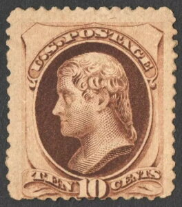 US # 188 *MINT RG H* {  10 Zg WFt@[\ } 1879 \tg |[X y[p[ CV$ 700