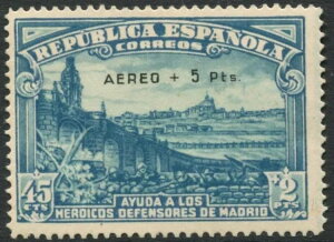 �X�y�C���؎� 1938 - Air+5 �u���[ / ���ɗǂ� / �_�u���V�O�l�`���[ Roig */MH �f�B�t�F���X