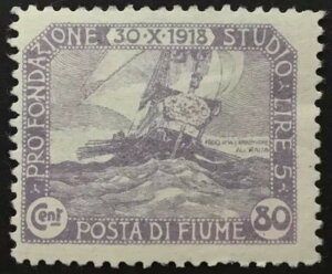 C^A - Fiume n. 68a Violet MH* cv 1450$ XL摜Ɛ
