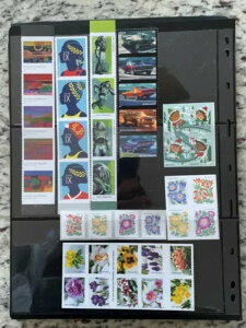 スキャン結果によると、2022年米国記念切手年セットはニューハンプシャー州でミント状態であることが判明