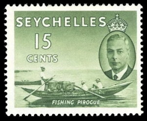 �Z�C�V�F�� 1952 KGVI 15c �Z���g�G�h���[�h�̉����������G���[ MLH�BSG 161b�B