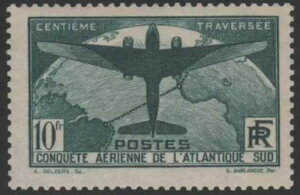 tX YVERT 321 SCOTT C 17 " s@ƒnV 10F _[NO[ 1936 " MNH VVF