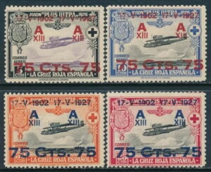 �X�y�C�� - �V���[�Y 1927 �g�p�\ / �؎� 4 �� / ���� / ���� Roig **/MNH