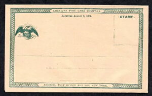 č 1871N AJ|XgJ[h hƔZ΂̊zGbZC