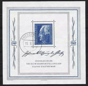 �\�r�G�g�A�M�؎� 1949�N MI�u���b�N6 GOETHE CANC VF