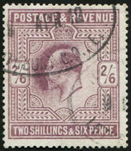 2/6d SG 315 eDULL GREYISH-PURPLEf(F) VFUACg eLothbury.1912f I[oX`[L[A...