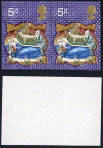 SG839c 5d 1970 �N���X�}�X IMPERF �y�A U/M �L���b�g 300�|���h