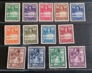 VGIl 1932 KG V 1/2d`?1 SG 155 - 167 Sc 140 - 152 V̖؃Zbg 13 MLH
