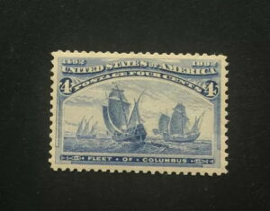 mystamps US 233A4 Zg RoXA1893AMNHAOGAGreat MarginsAI