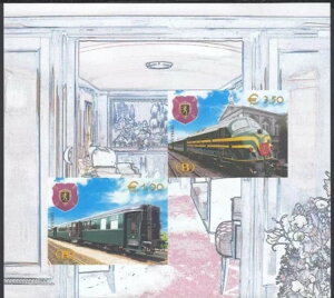 �x���M�[ 2003�N -�u���ʓS���v-MNH�؎�BMi. Nr.: Block TRVBL5 (EB) MV-13694
