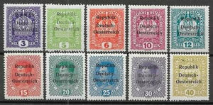 �I�[�X�g���A/TKNITTELFELD �؎� 1918 MI 10���Z�b�g �n���؎� MLH VF CAT ���l $500