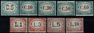 1897 / 1919 T}m ZG Zj^bZ - N. 1/9 - 9 V. Mnh Mnh MF78649