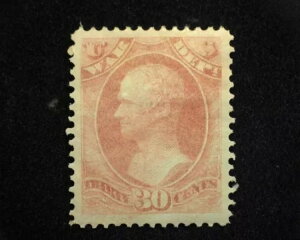 HS&C: スコット #O92 30セント 陸軍省。大きな余白。米国切手 XF H ミント