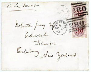 1883�N �p�[�X���j���[�W�[�����h�̃J���^�x���[�s�������ɕ`���ꂽ2x3d�̃��C���b�N